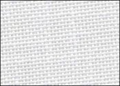 22 Count White Fine Ariosa Evenweave Fabric 27" x 36"/68.6 cm x 91.4 cm from Zweigart.